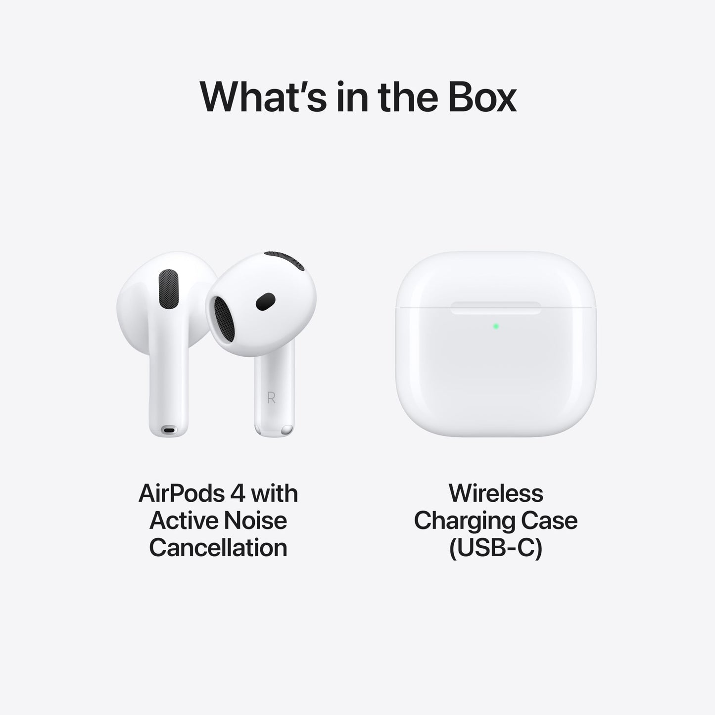 Apple AirPods 4 Wireless Earbuds with Active Noise Cancellation