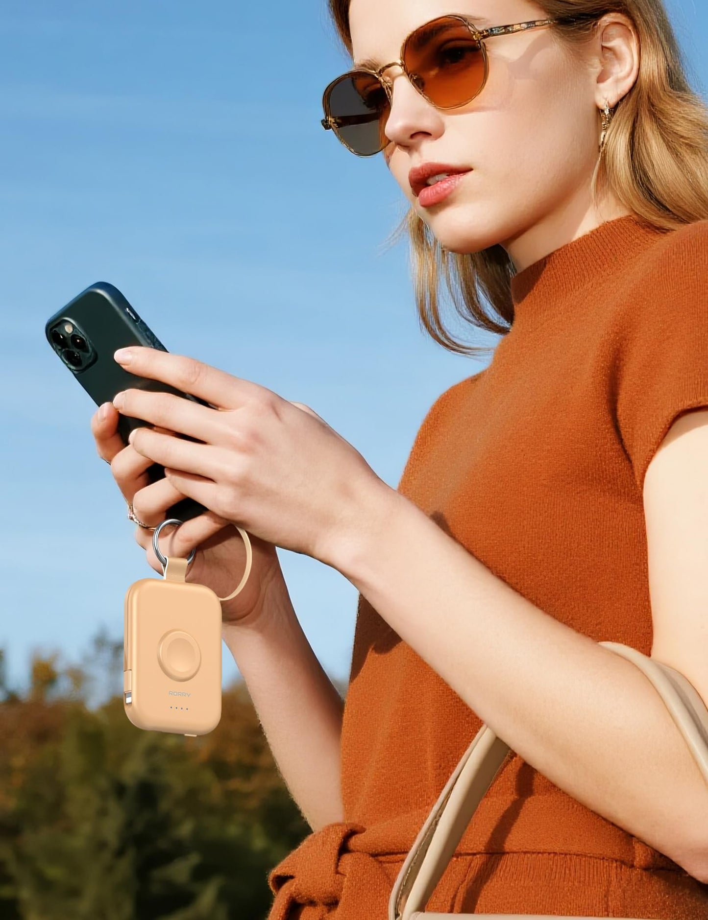RORRY CharmGo Portable Charger, 5000mAh Portable Charger Power Bank
