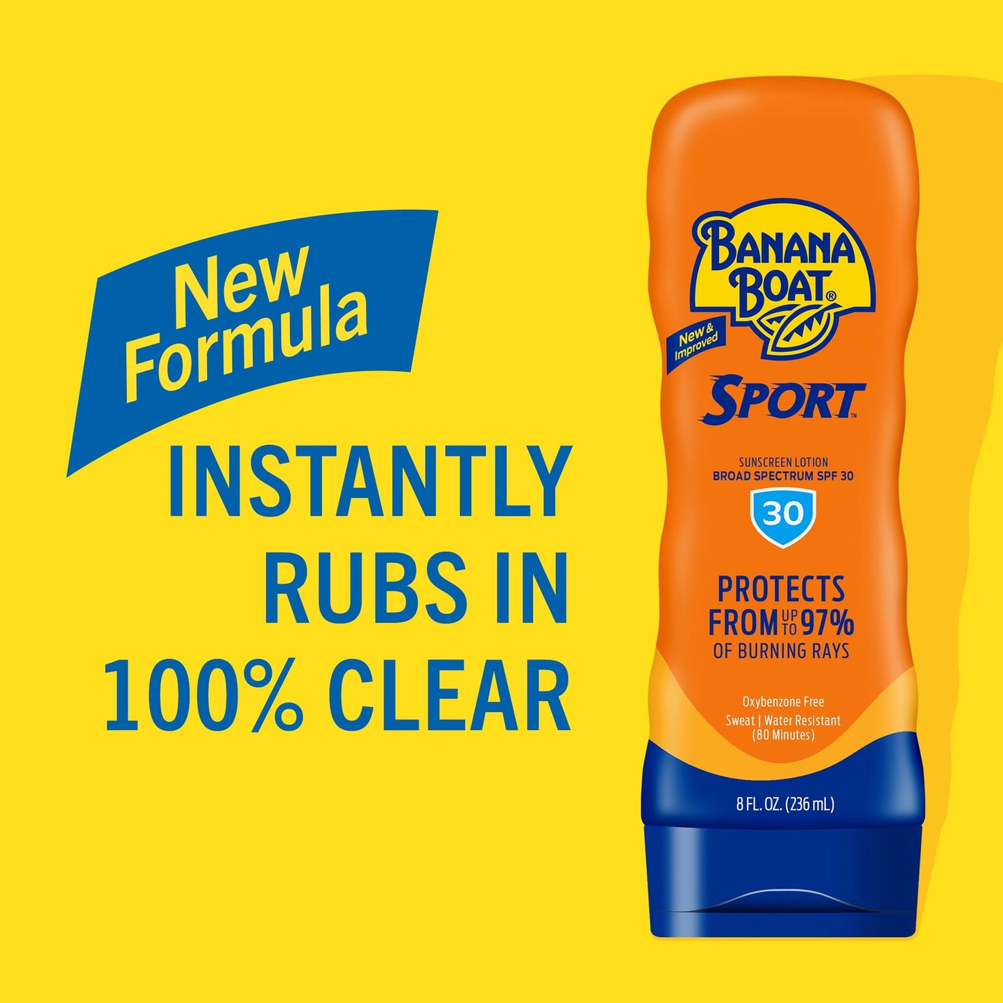 Banana Boat Sport Ultra Sunscreen Lotion SPF 30, Travel Size 3oz Twin Pack, Sweat & Water Resistant Sunblock for Active Lifestyle(Pack of 2)