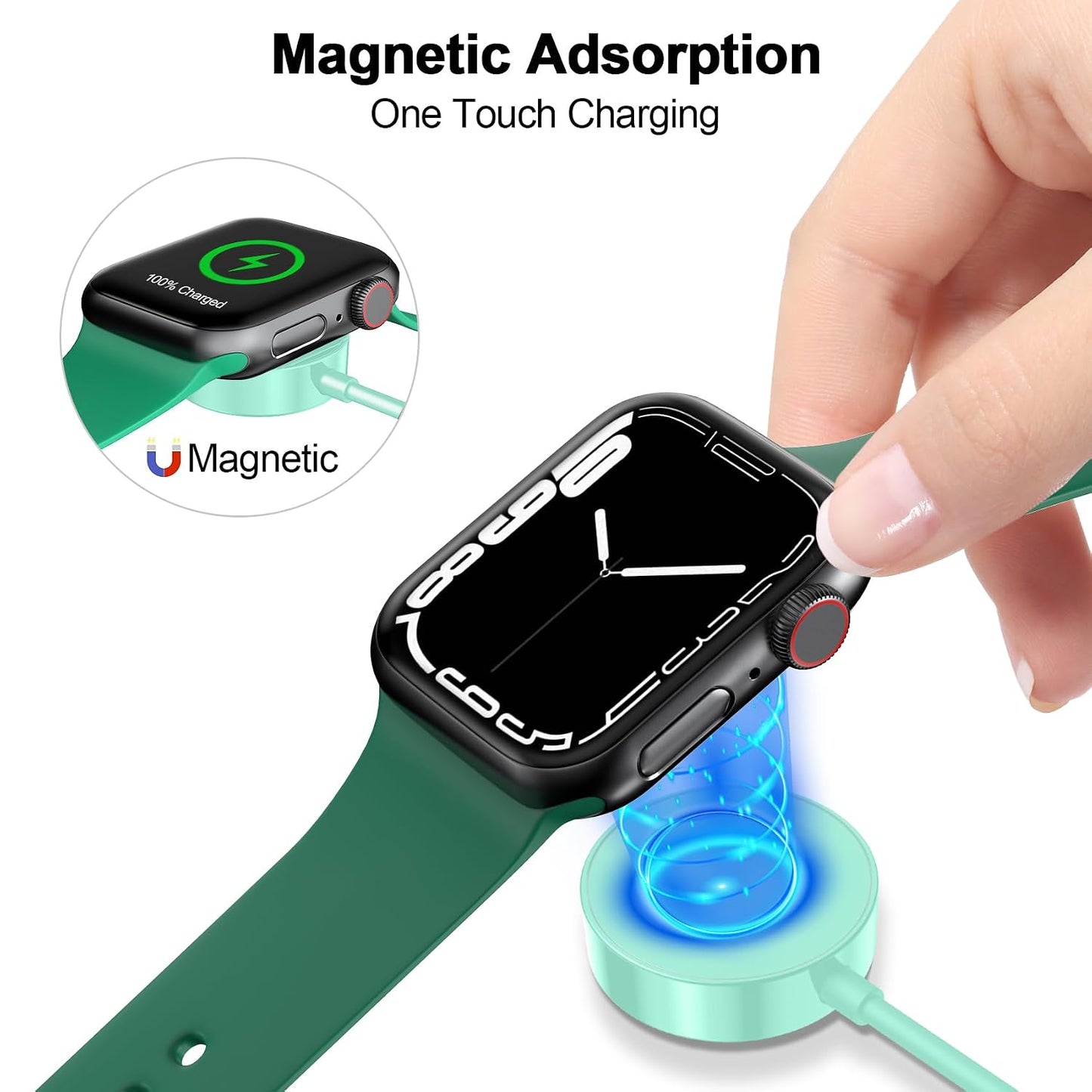 2026 Upgraded for Apple Watch Charger Magnetic USB C Charging Cable