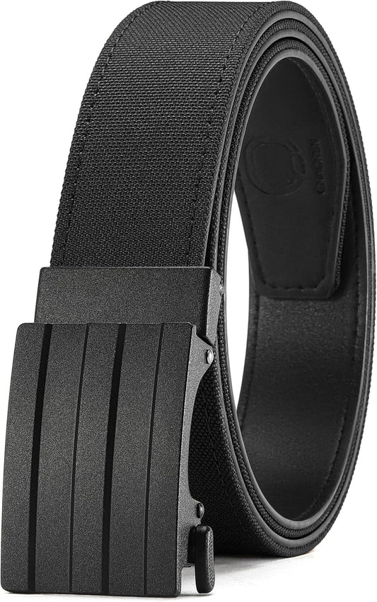 CHAOREN Men's Leather Ratchet Belt - Customizable Fit (35mm)