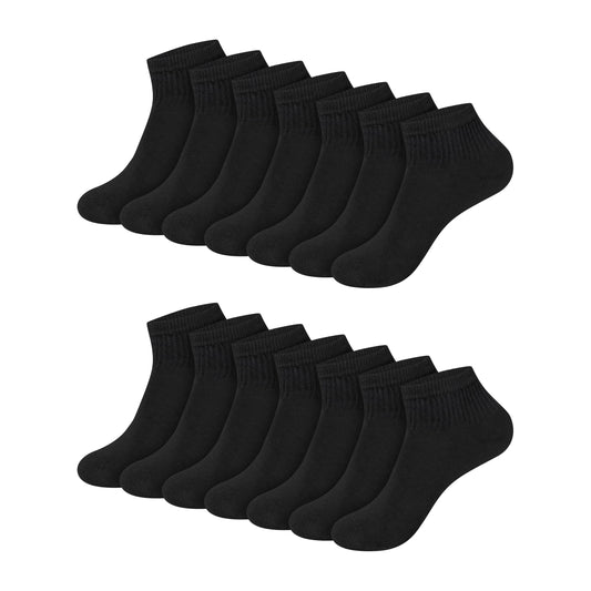 Hanes Women's Crew, Ankle, and No-Show Moisture-Wicking Cushioned Athletic Socks (14 Pack)