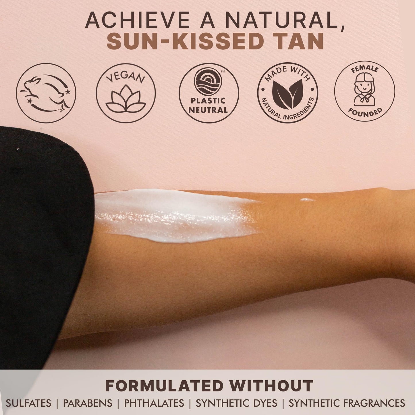 Beauty by Earth Self Tanner - USA Made with Natural & Organic Ingredients