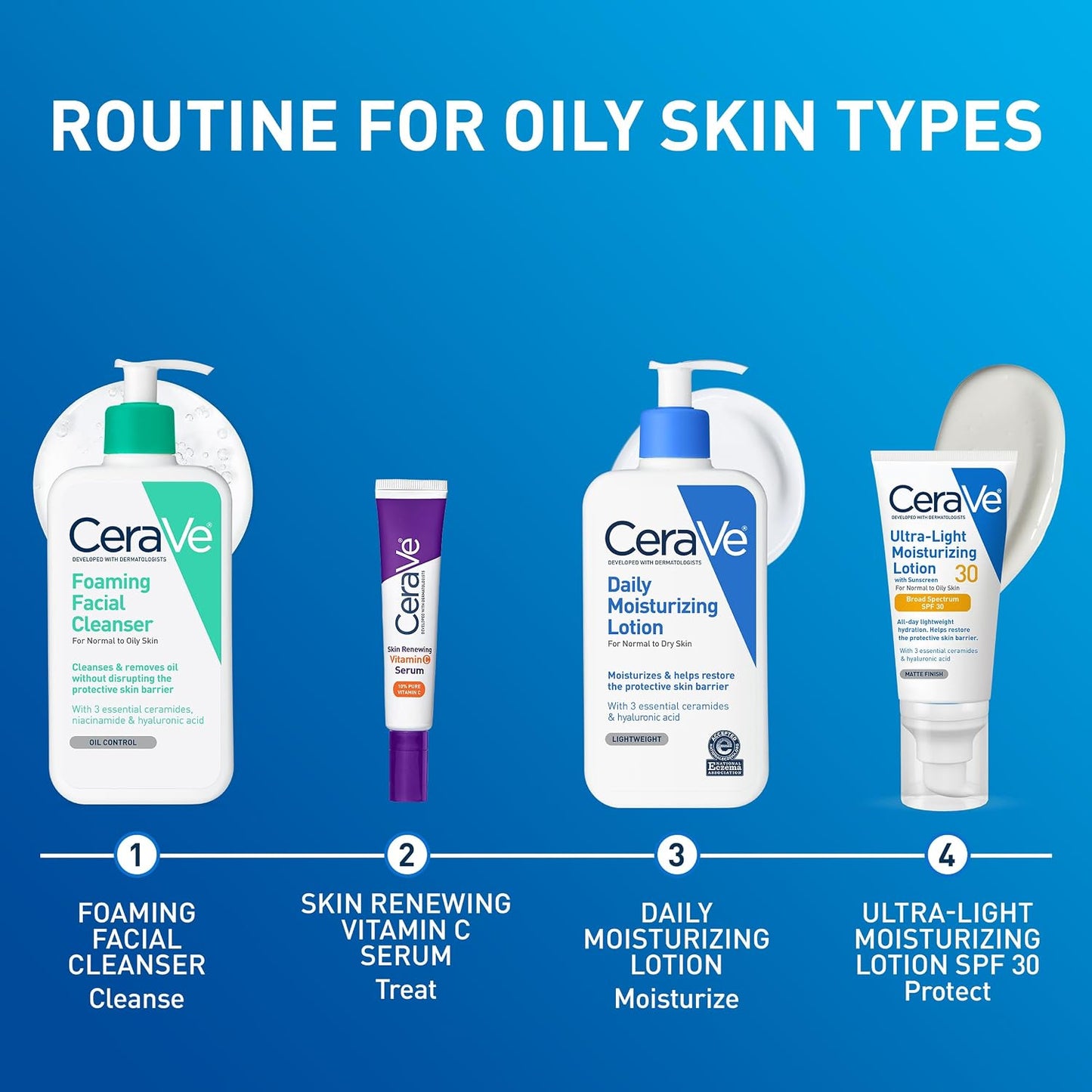 CeraVe Daily Moisturizing Lotion, Face and Body Lotion, Skin care, 19oz