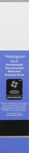 Neutrogena T/Sal Therapeutic Dandruff Shampoo, Scalp Build-Up Control, 3% Salicylic Acid,Psoriasis Treatment, Seborrheic Dermatitis Shampoo, Clears Flakes, Fragrance Free, 4.5 fl oz | Scalp Build-up Shampoo, 3% Salicylic Acid, Scalp Psoriasis Treatment, S