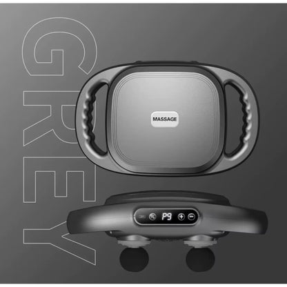Cordless 6-Head Back Massager – Handheld, 9 Modes, Rechargeable & Portable
