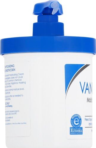 Vanicream Moisturizing Cream, Body & Face Moisturizer, 16 Oz Pump Dispenser