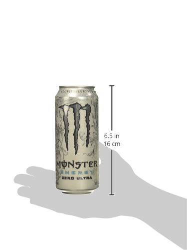 Monster Energy Zero Ultra, Sugar Free Energy Drink, 16 Ounce