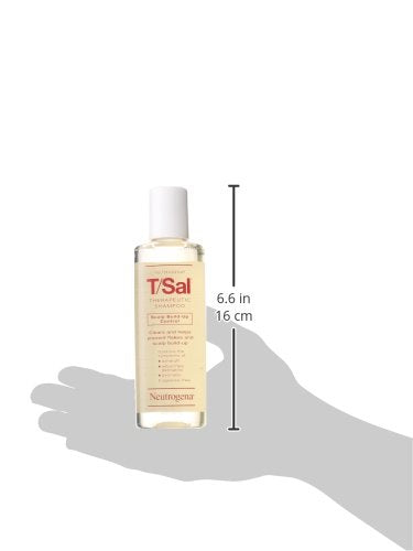 Neutrogena T/Sal Therapeutic Dandruff Shampoo, Scalp Build-Up Control, 3% Salicylic Acid,Psoriasis Treatment, Seborrheic Dermatitis Shampoo, Clears Flakes, Fragrance Free, 4.5 fl oz | Scalp Build-up Shampoo, 3% Salicylic Acid, Scalp Psoriasis Treatment, S