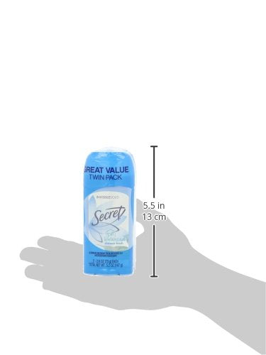 Secret Anti-Perspirant Deodorant Invisible Solid Powder Fresh Twin Pack 5.20 oz