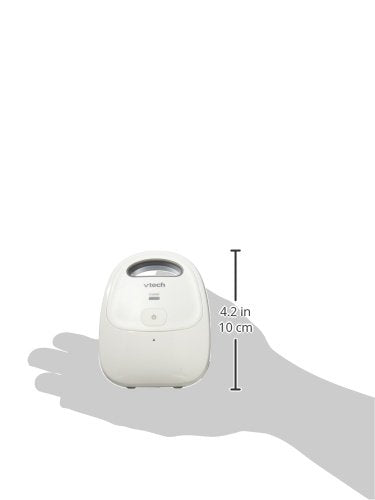 VTech Audio Baby Monitor — No Static DECT 6.0, No WiFi, Hack-Proof | 8Hr Battery, Belt Clip, 1000ft Range, 5-Level Sound Indicator | DM111