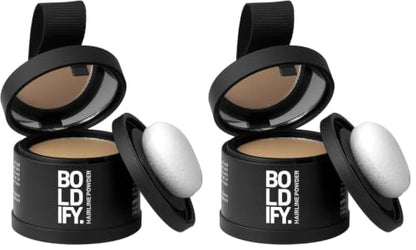 Boldify Hairline Powder, Root Touch Up Hair Color Light Blonde 4g