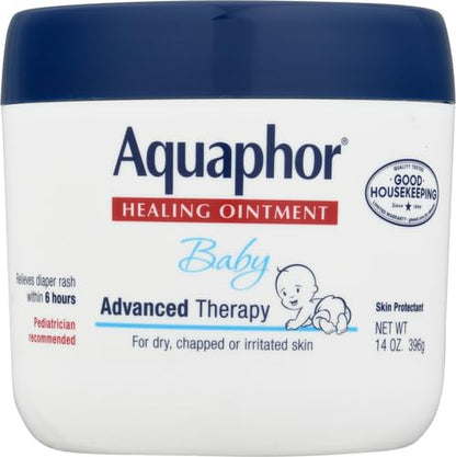 Aquaphor Baby Healing Ointment for Diaper Rash and More, 7 OZ