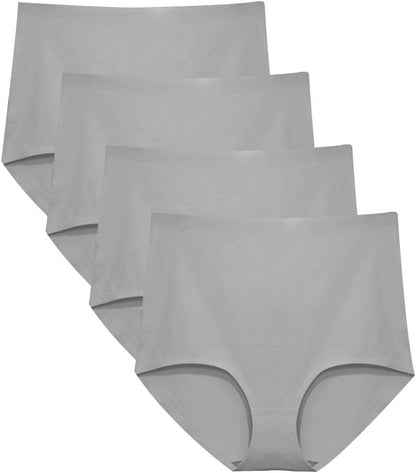 FallSweet No Show High Waist Briefs Underwear for Women Seamless Panties