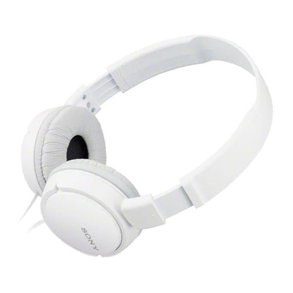 Sony ZX Series Wired On-Ear Headphones, White MDR-ZX110