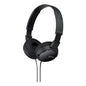 Sony ZX Series Wired On-Ear Headphones, White MDR-ZX110