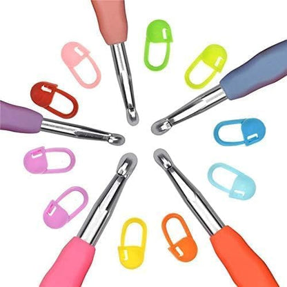 Yarniss Crochet Hooks,14 Size Ergonomic Crochet Hooks Set 2mm(B)-10mm(N)
