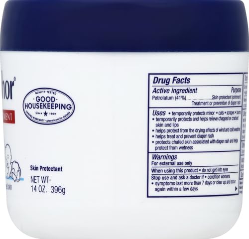 Aquaphor Baby Healing Ointment for Diaper Rash and More, 7 OZ