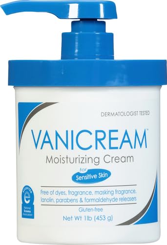 Vanicream Moisturizing Cream, Body & Face Moisturizer, 16 Oz Pump Dispenser