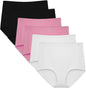 FallSweet No Show High Waist Briefs Underwear for Women Seamless Panties