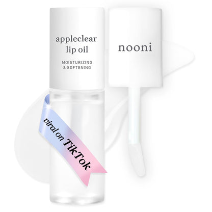 NOONI Korean Lip Oil - Applepeony - pH Color-Changing Plumping Lip Gloss