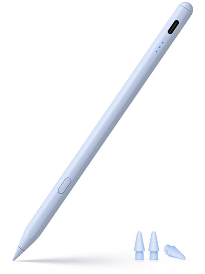 Stylus Pen for ipad 2018-2026, USB-C Fast Charging Pencil, Pixel-Perfect Tilt Sensitivity for iPad 11/10/9/8/7/6/A16, iPad mini 7/6/5, iPad Air M4/3/2 11"/13"/5/4/3, iPad Pro M5/4 13"/12.9″/11″ Black