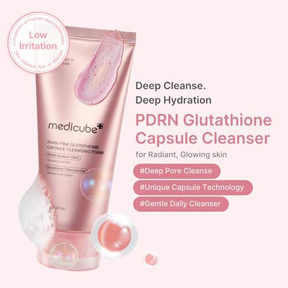 medicube Facial Cleanser Turmeric Capsule Foam Cleanser