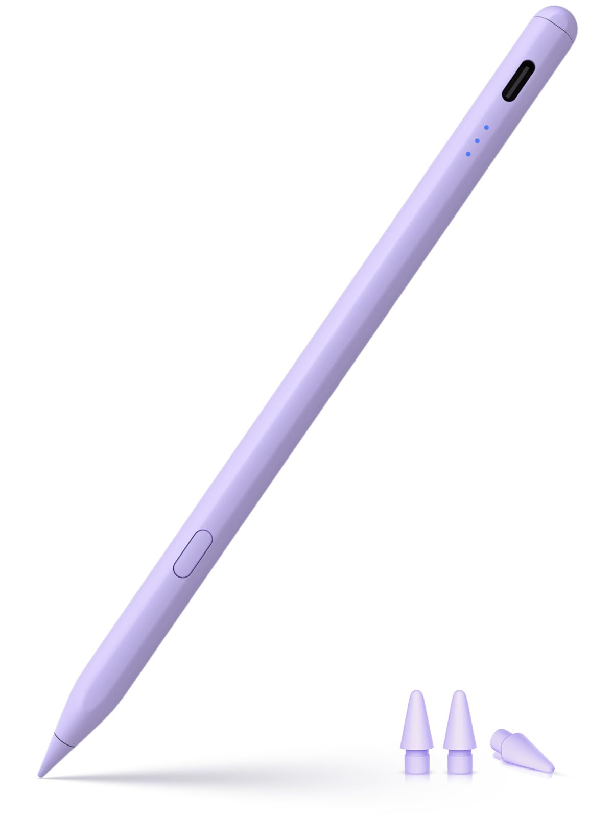 Stylus Pen for ipad 2018-2026, USB-C Fast Charging Pencil, Pixel-Perfect Tilt Sensitivity for iPad 11/10/9/8/7/6/A16, iPad mini 7/6/5, iPad Air M4/3/2 11"/13"/5/4/3, iPad Pro M5/4 13"/12.9″/11″ Black