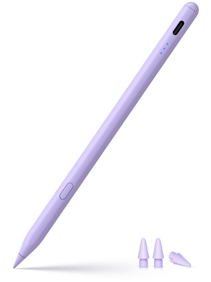 Stylus Pen for ipad 2018-2026, USB-C Fast Charging Pencil, Pixel-Perfect Tilt Sensitivity for iPad 11/10/9/8/7/6/A16, iPad mini 7/6/5, iPad Air M4/3/2 11"/13"/5/4/3, iPad Pro M5/4 13"/12.9″/11″ Black