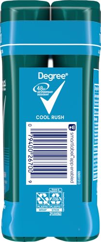 Degree Men Original Antiperspirant Cool Rush Twin Pack Sweat 2 Pack 2.7 oz