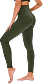 TNNZEET High Waisted Leggings for Women - No See Through Tummy Control Cycling Workout Yoga Pants with Pockets Reg & Plus