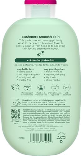eos Cashmere Body Wash- Vanilla, Creamy Gel with Shea Butter, 16 fl oz