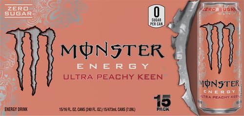Monster Energy Zero Ultra, Sugar Free Energy Drink, 16 Ounce