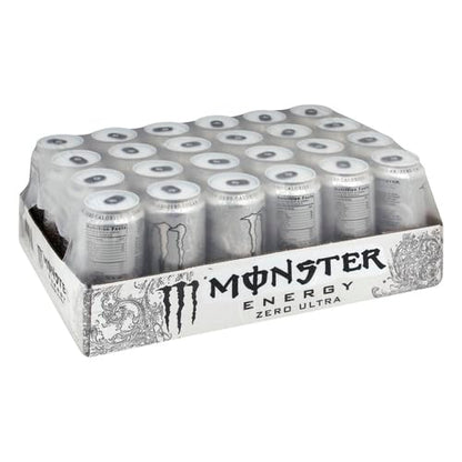 Monster Energy Zero Ultra, Sugar Free Energy Drink, 16 Ounce
