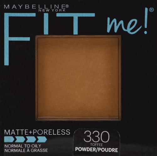 Maybelline Fit Me Matte + Poreless Pressed Face Powder Makeup & Setting Powder, Buff Beige, 1 Count
