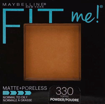 Maybelline Fit Me Matte + Poreless Pressed Face Powder Makeup & Setting Powder, Buff Beige, 1 Count