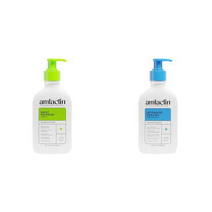 AmLactin Daily Nourish Body Lotion, 12% Lactic Acid, 14.1 oz