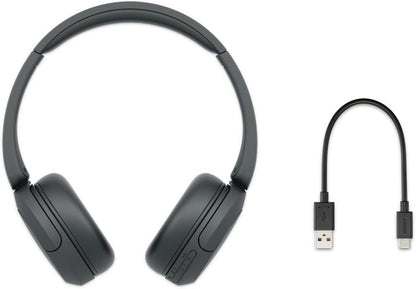 Sony WH-CH520 Wireless On-Ear Bluetooth Headphones with Microphone, Black
