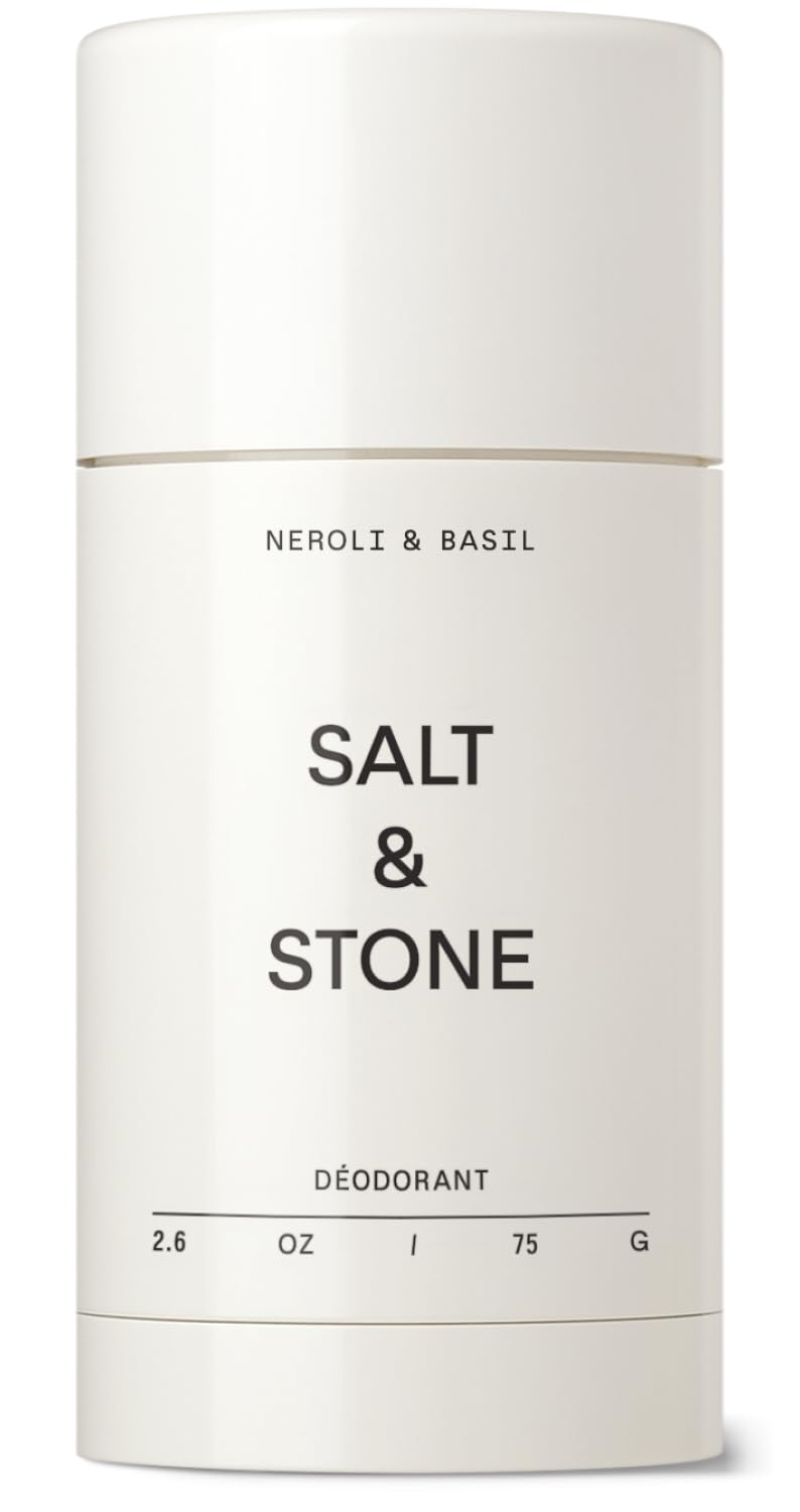 Salt & Stone Aluminum-Free Deodorant, Women & Men Santal & Vetiver 2.6 oz