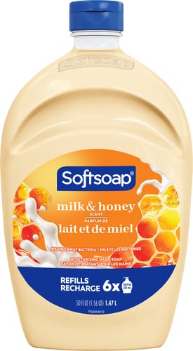 Softsoap Antibacterial Liquid Hand Soap, White Tea & Berry Scent, 50 fl oz