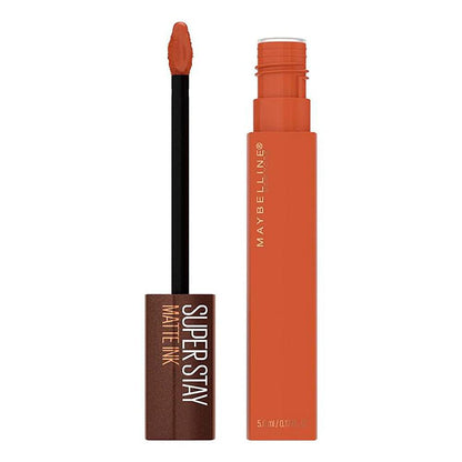 Maybelline Super Stay Matte Ink Liquid Lipstick Makeup, Long Lasting High Impact Color, Up to 16H Wear, Mover, Brown, 1 Count, Packaging May Vary