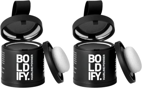 Boldify Hairline Powder, Root Touch Up Hair Color Light Blonde 4g