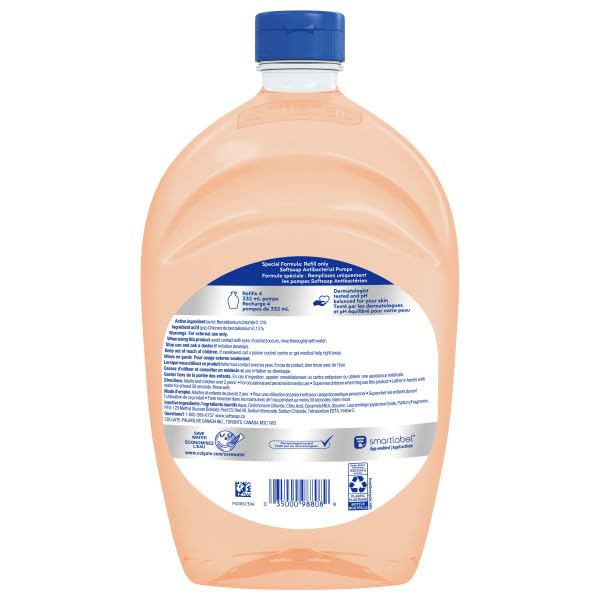 Softsoap Antibacterial Liquid Hand Soap, White Tea & Berry Scent, 50 fl oz
