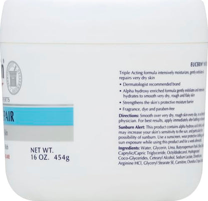 Eucerin Advanced Repair Lotion, Urea Enriched, 16.9 FL OZ