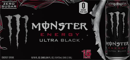 Monster Energy Zero Ultra, Sugar Free Energy Drink, 16 Ounce