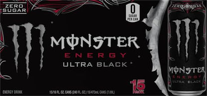 Monster Energy Zero Ultra, Sugar Free Energy Drink, 16 Ounce