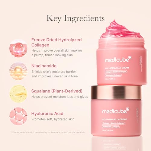 medicube Jelly Cream with Collagen & Niacinamide, 1.69 fl.oz