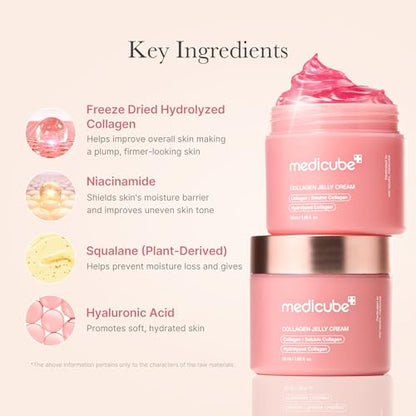 medicube Jelly Cream with Collagen & Niacinamide, 1.69 fl.oz