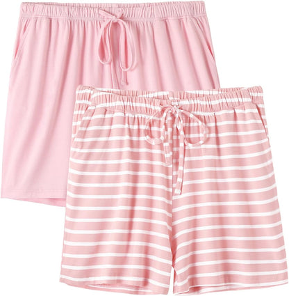 Pajama Shorts Womens Lounge Short Sleep Shorts Pajama Bottoms