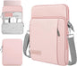 Sleeve Case with Shoulder Strap for Laptop, 13.3-14", Pink